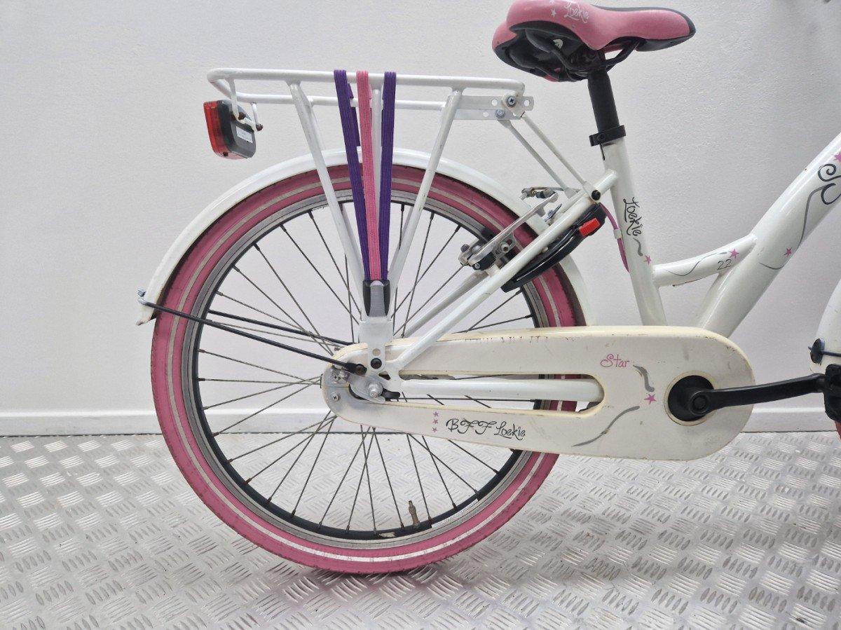 Tweedehands Loekie Superstar 22 kinderfiets 35 cm foto 2