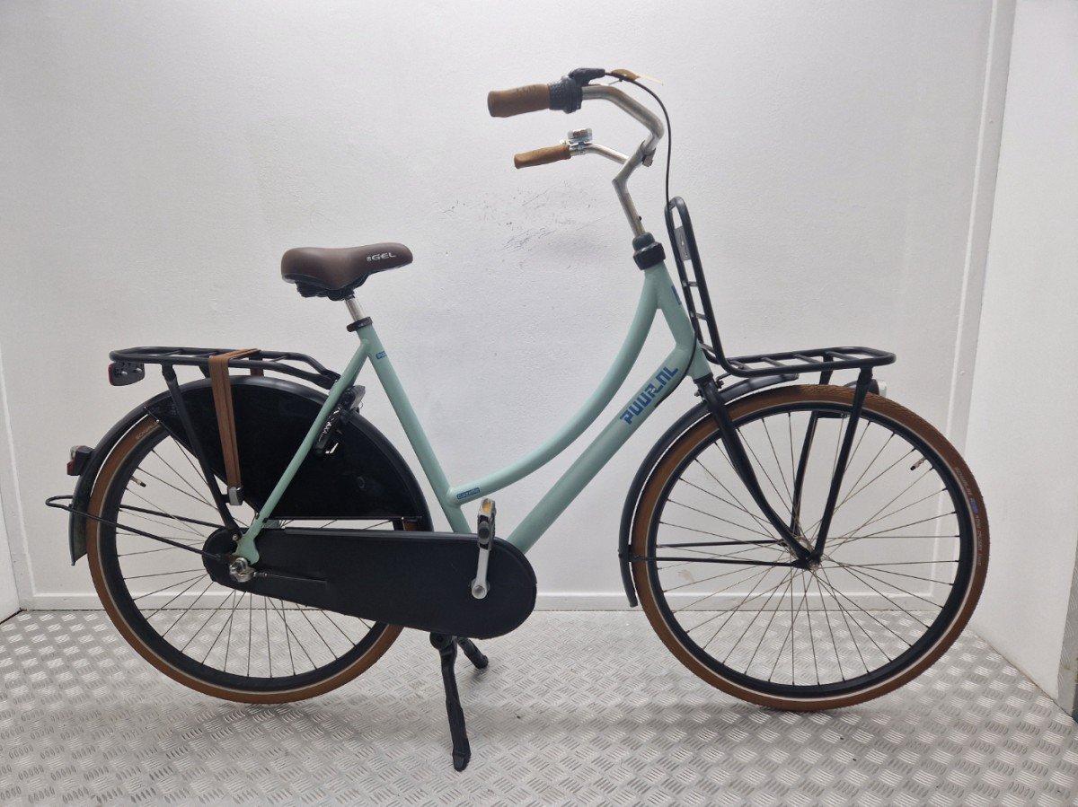 Gazelle Puur.nl transportfiets blauw, 60 cm framemaat, 28 inch wielen
