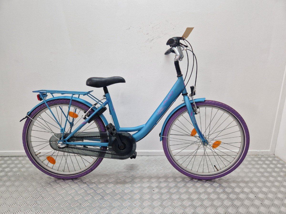 Aldo Wave kinderfiets 24 inch, blauw, tweedehands