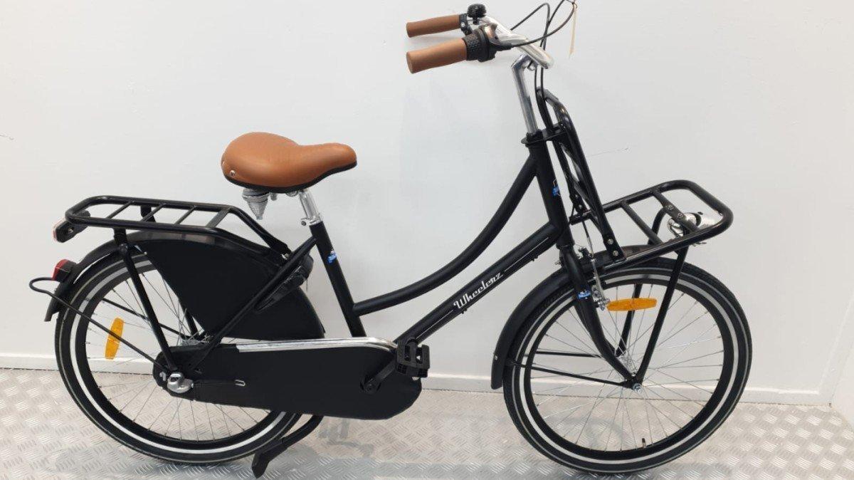 Wheelerz Cargo kinderfiets 24 inch zwart