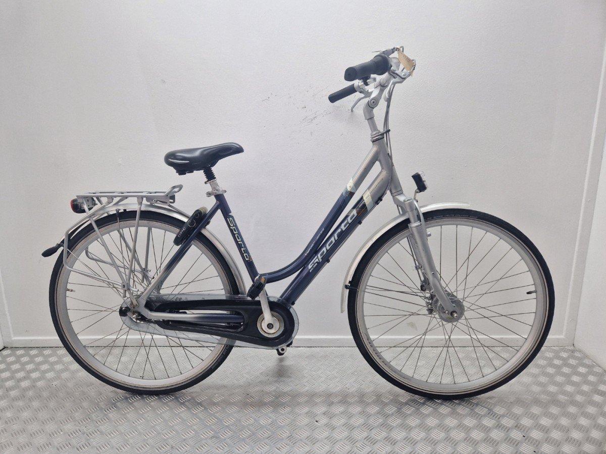 Sparta Neo Sport stadsfiets 51 cm grijs-blauw, bovenaanzicht