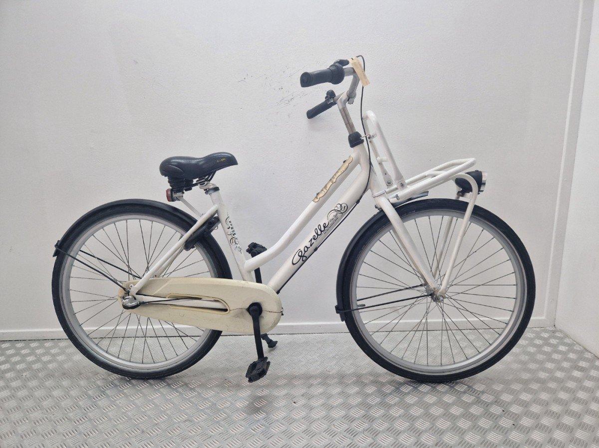 Gazelle Miss Grace witte kinderfiets 45 cm, 28 inch wielen, tweedehands