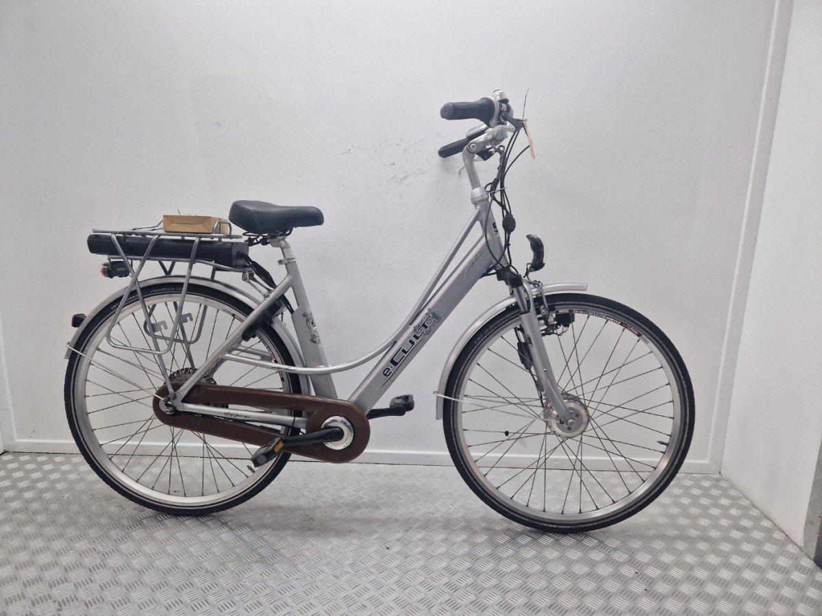 ECult Comfort elektrische stadsfiets 52cm grijs lage instap