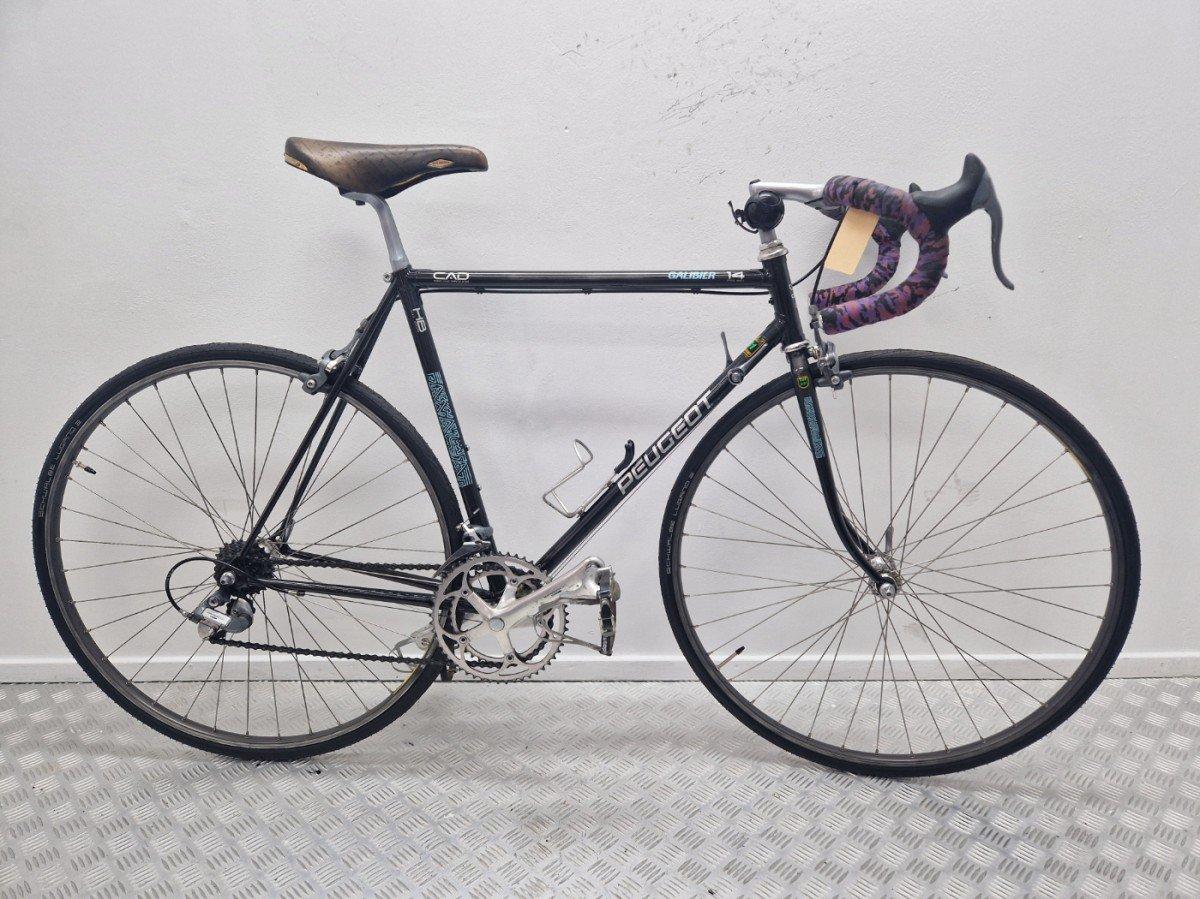 Peugeot Galibier racefiets zwart 54 cm vooraanzicht