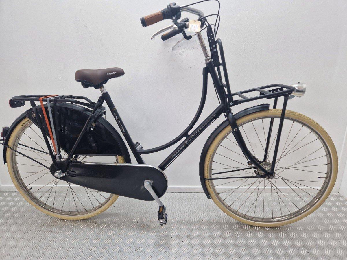 Batavus Old Dutch transportfiets 56 cm zwart, vooraanzicht