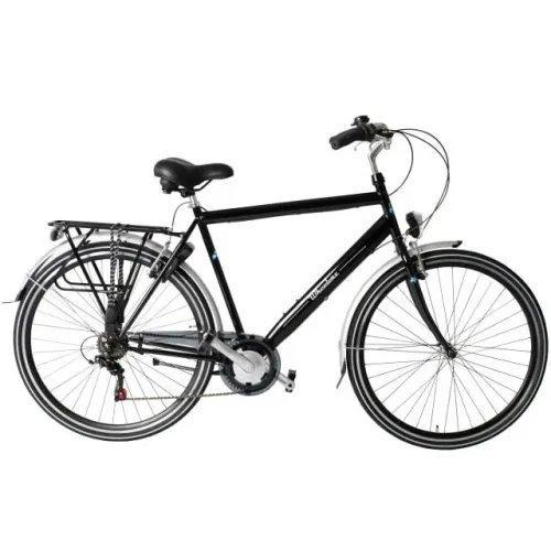 Wheelerz Herenfiets 50 cm zwart stadsfiets vooraanzicht