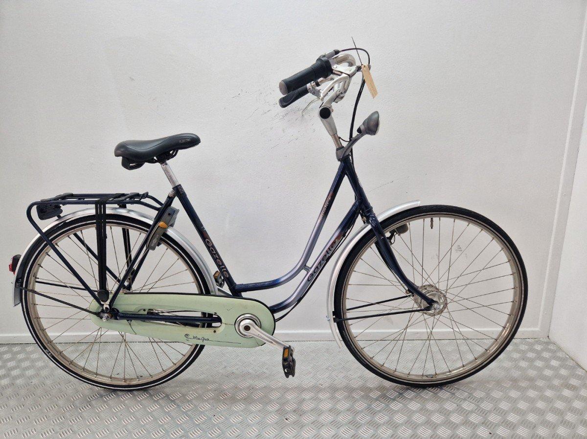 Gazelle Impala stadsfiets 54 cm in blauw, lage instap, tweedehands