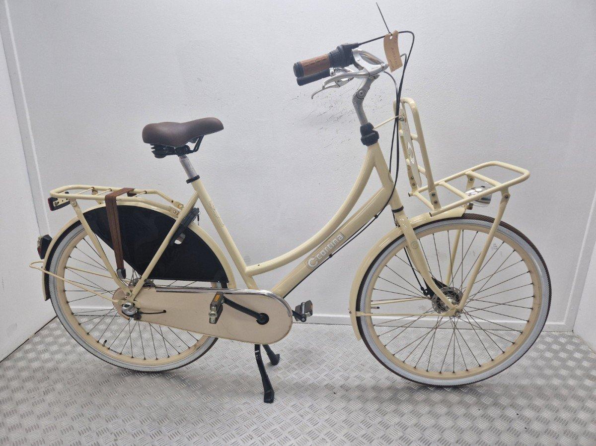Cortina Roots Transport dames transportfiets 57 cm geel