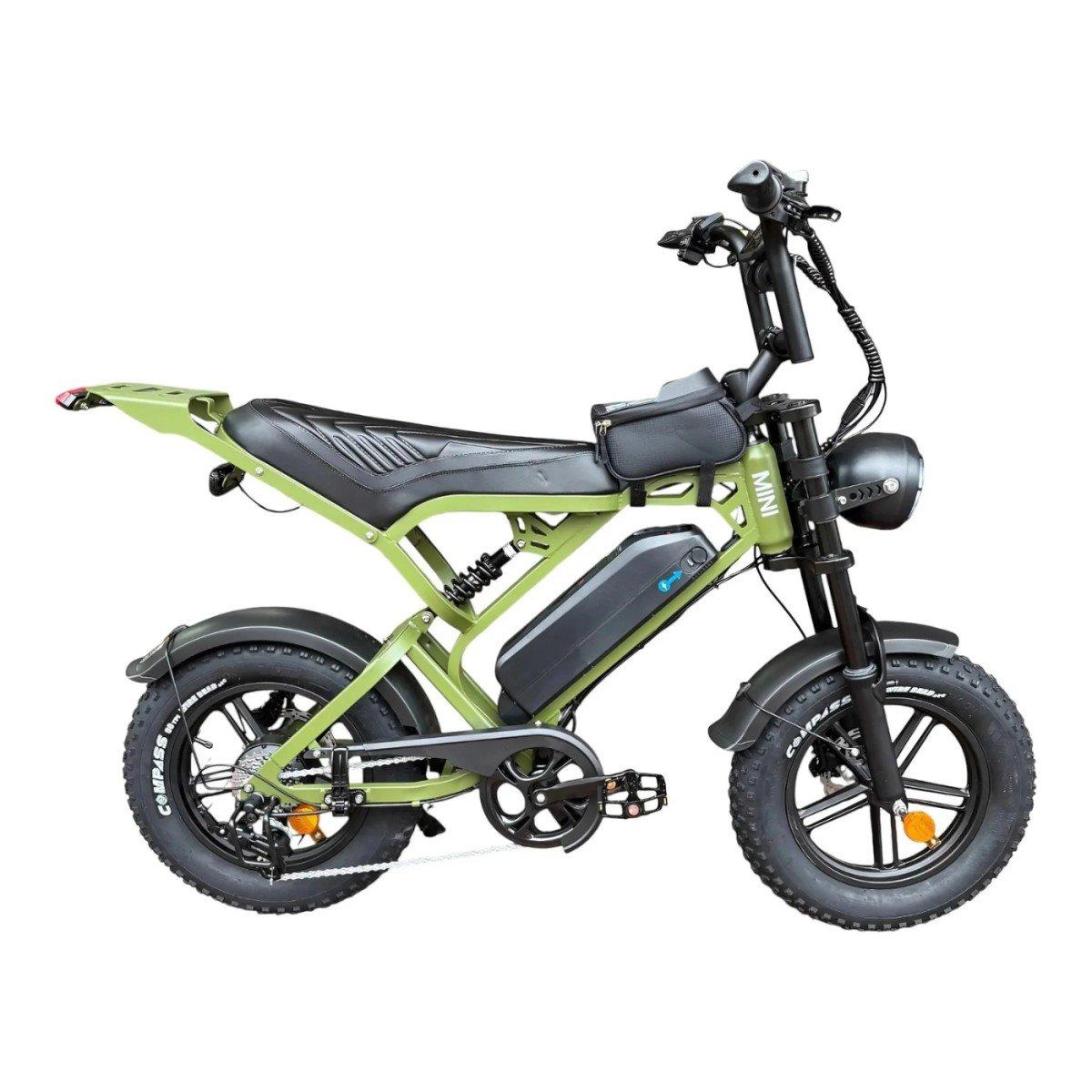 QM Wheel V20 Mini elektrische fatbike 16 inch groen