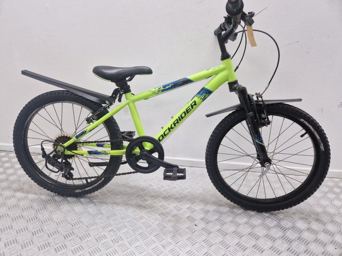 Rockrider ST500 kinder mountainbike 20 inch groen tweedehands