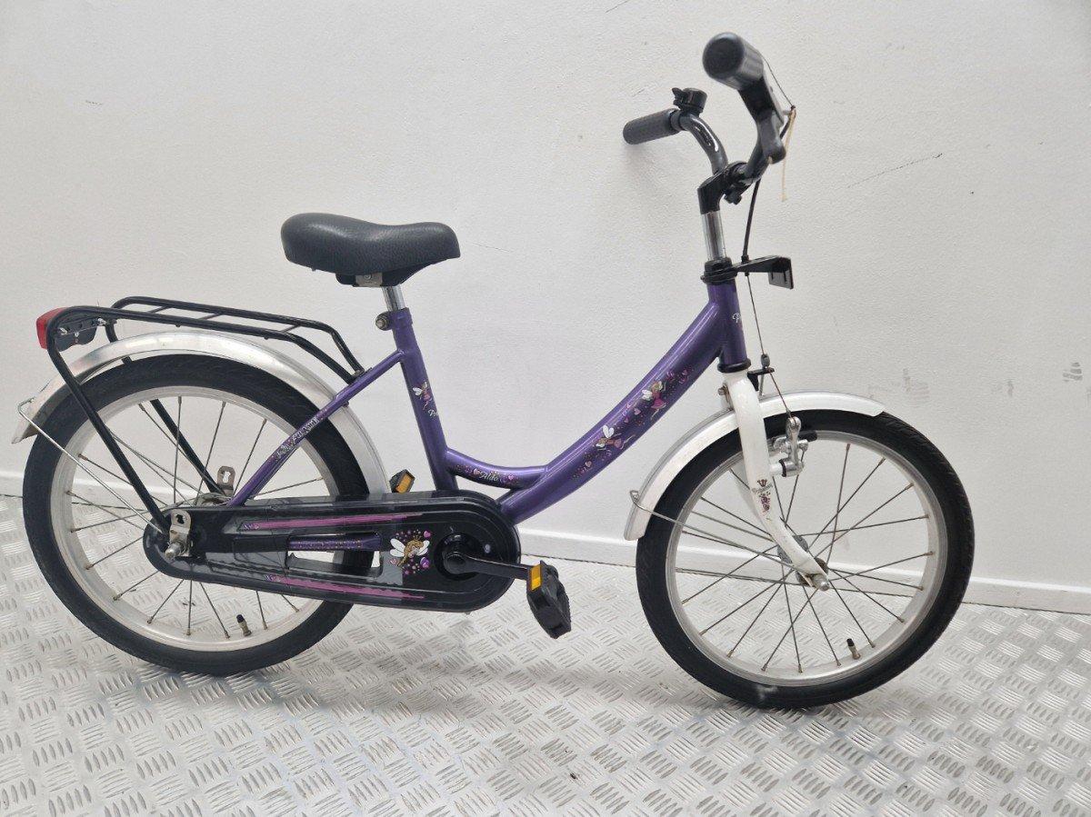 Aldo Princess 18 inch meisjes kinderfiets in paars