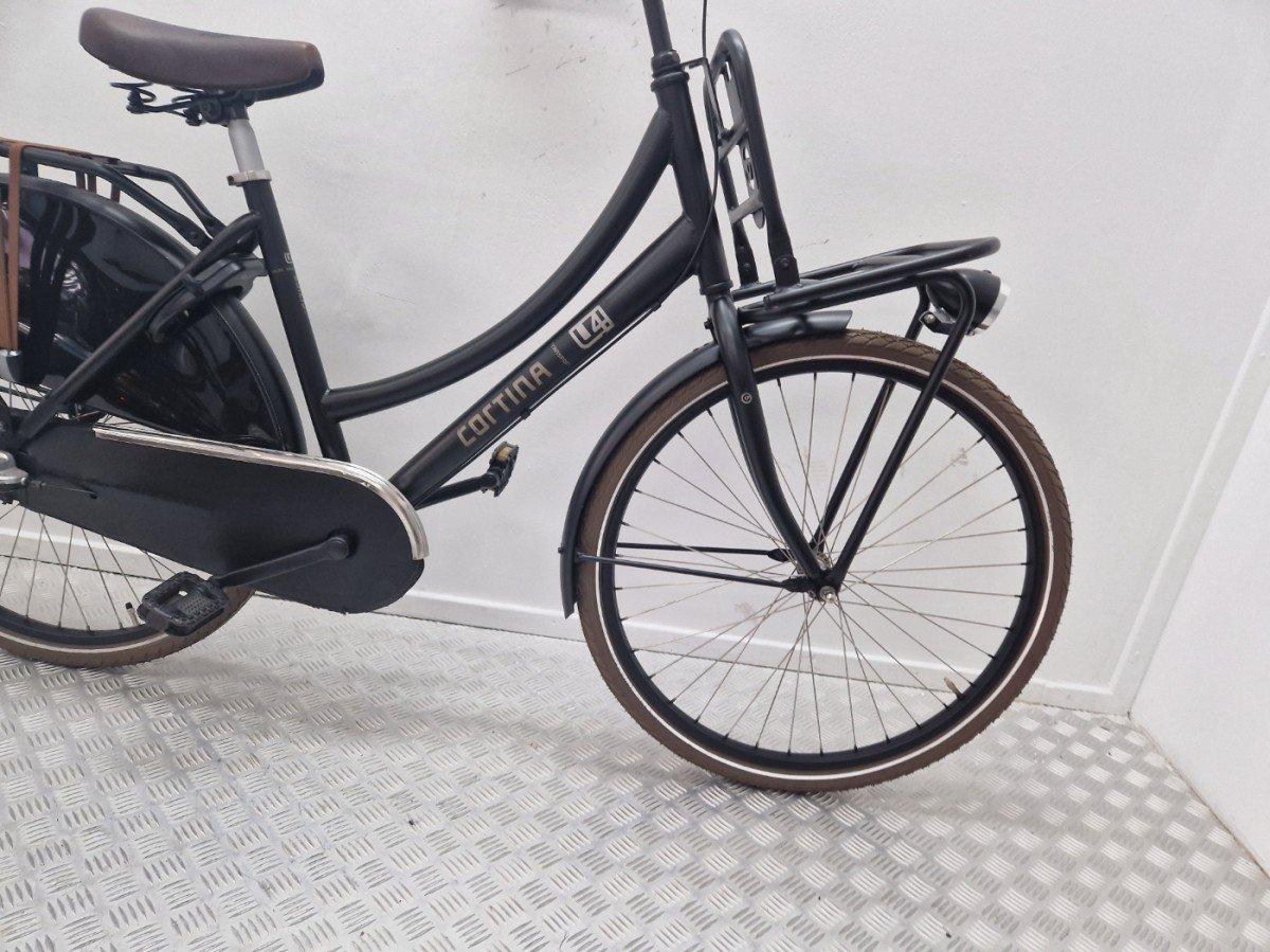 Tweedehands Cortina U4 transport kinderfiets 47 cm foto 3