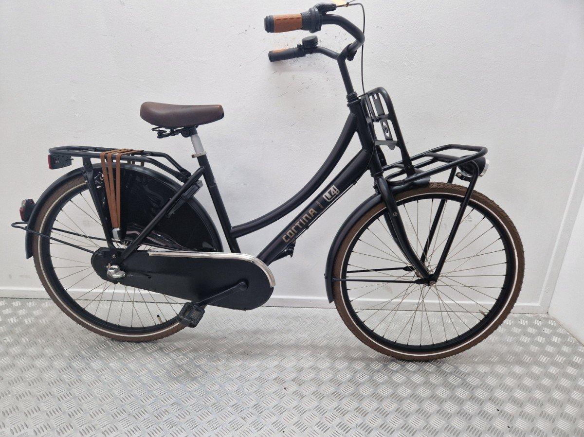 Cortina U4 Transport 26 inch kinderfiets in zwart