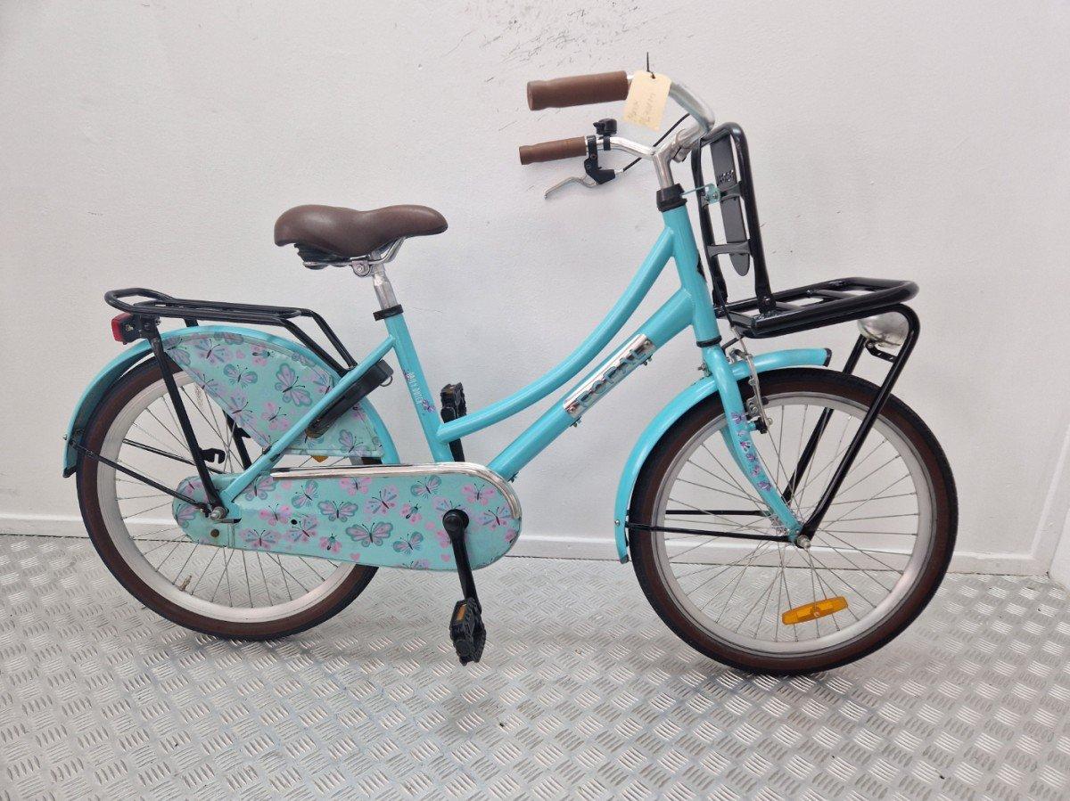 Popal Daily Dutch 22 kinderfiets in blauw, 36 cm framemaat