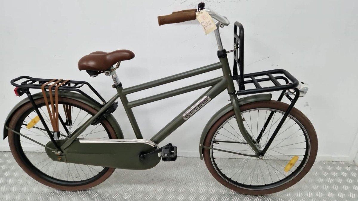 Popal Cargo kinderfiets 24 inch in groen, tweedehands