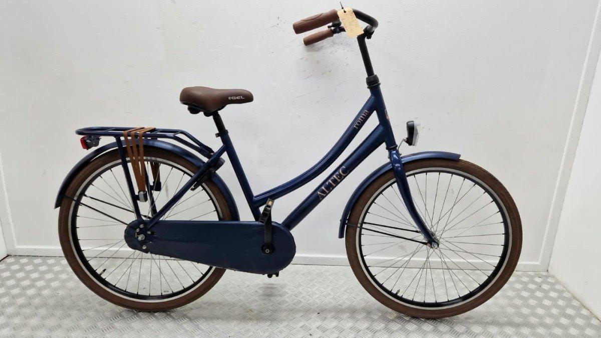Altec Roma kinderfiets 46 cm in zwart met terugtraprem