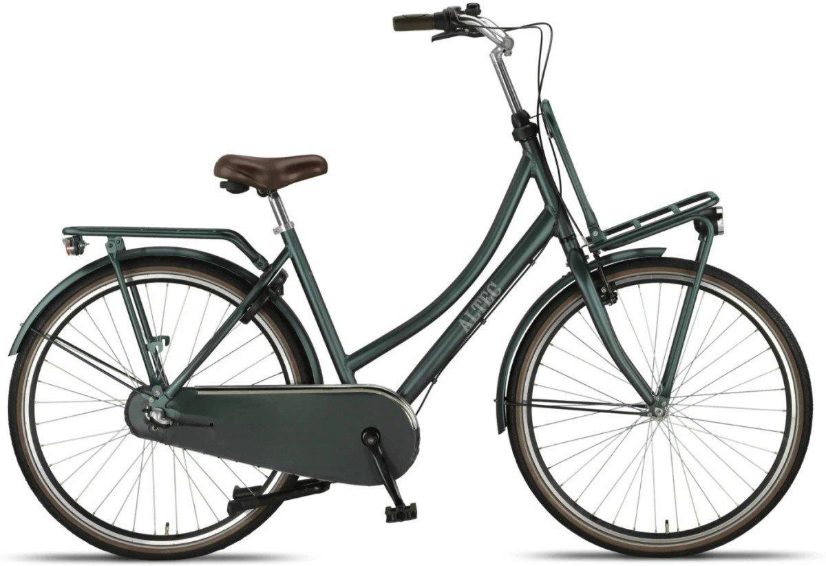 Altec Vintage transportfiets 53 cm in groen met voordrager