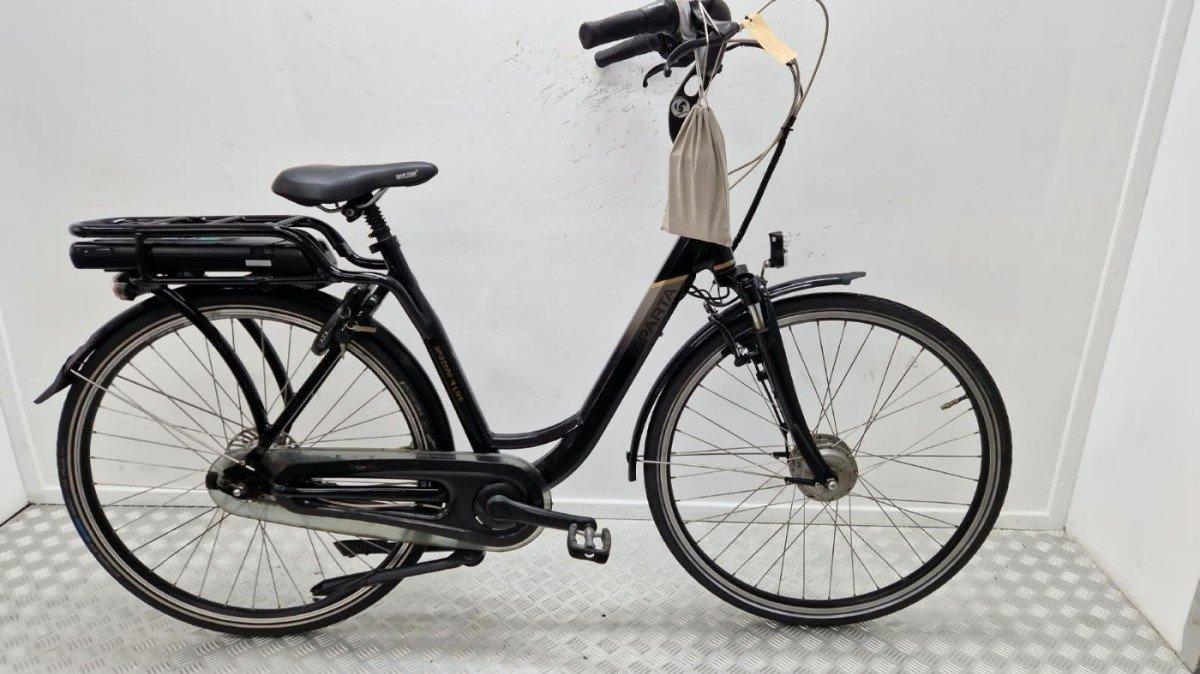 Sparta Amazone elektrische stadsfiets 54 cm, zwart, vooraanzicht