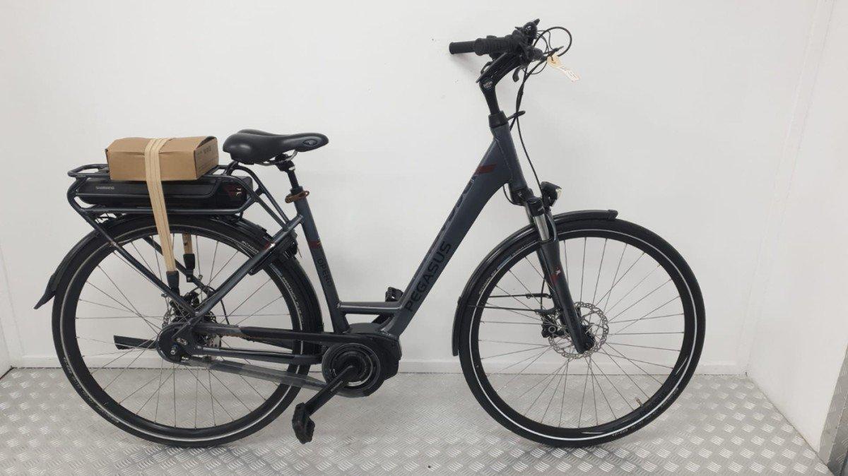 Pegasus Opero tweedehands e-bike in blauwgrijs, maat 50 cm