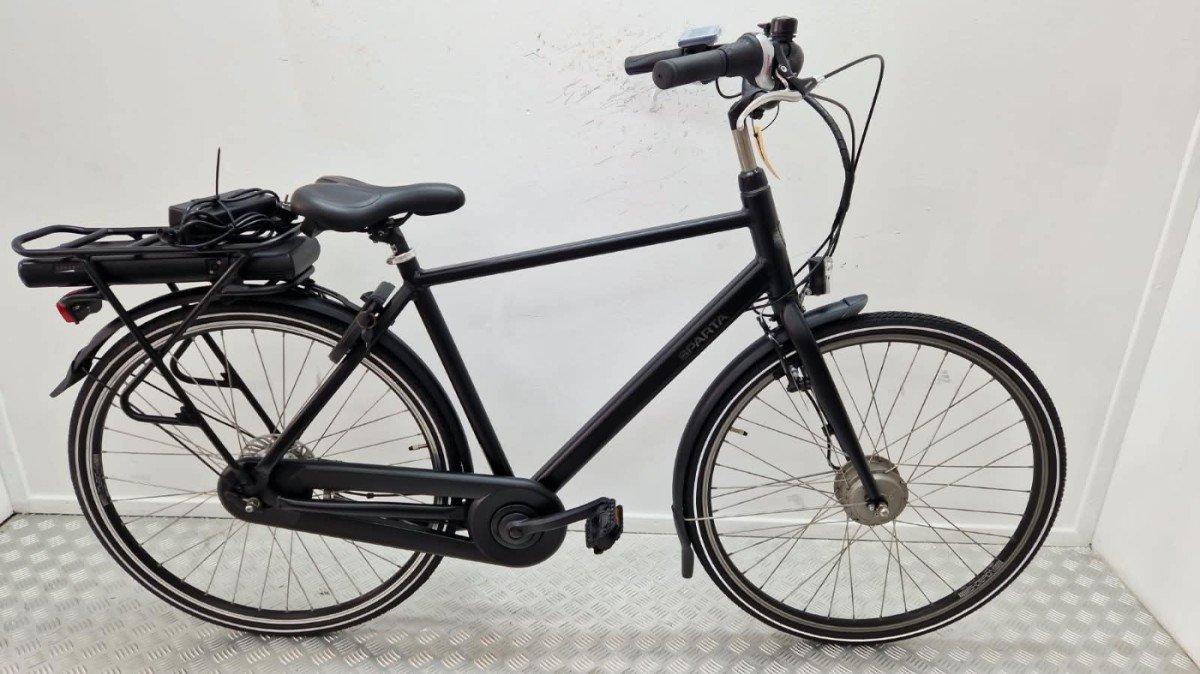 Sparta F7e stadsfiets tweedehands zwart, 28 inch wielen, 53 cm frame