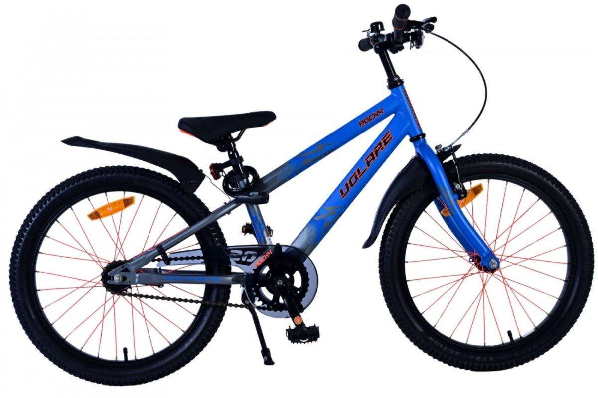 Volare Rocky kinderfiets 20 inch in zwart, 32 cm framemaat