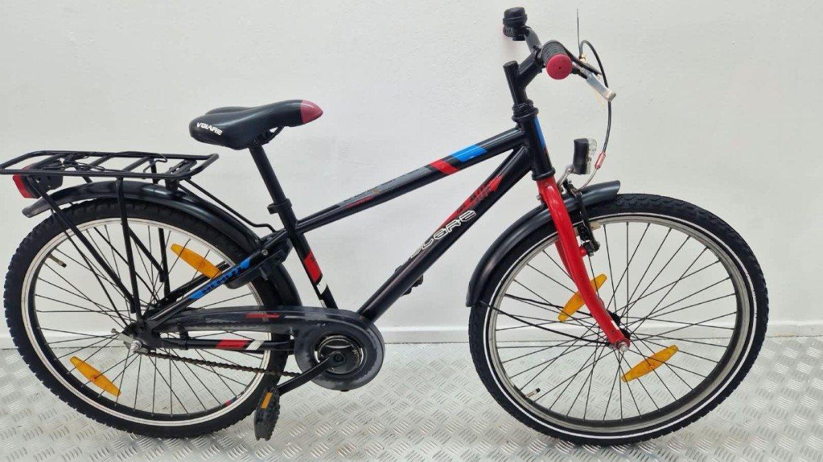Volare Blade kinderfiets 24 inch zwart, tweedehands