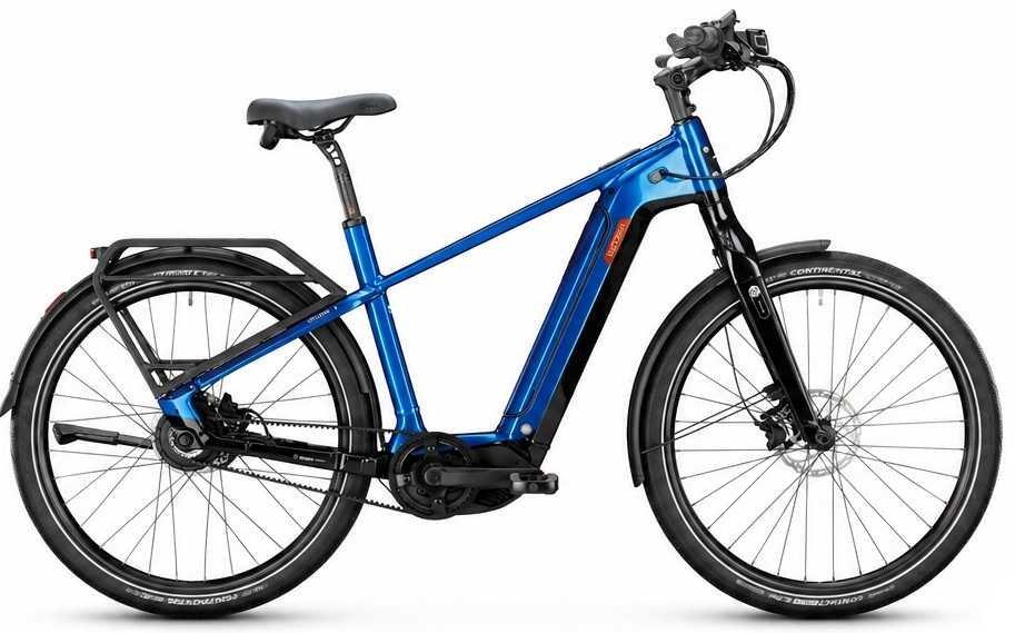 Victoria Utilyon 3 elektrische stadsfiets blauw, 56 cm