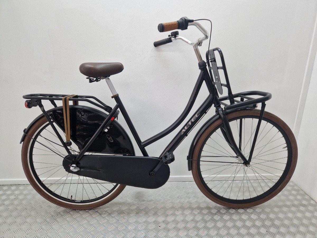 Altec Nostalgia transportfiets zwart, lage instap, 28 inch wielen