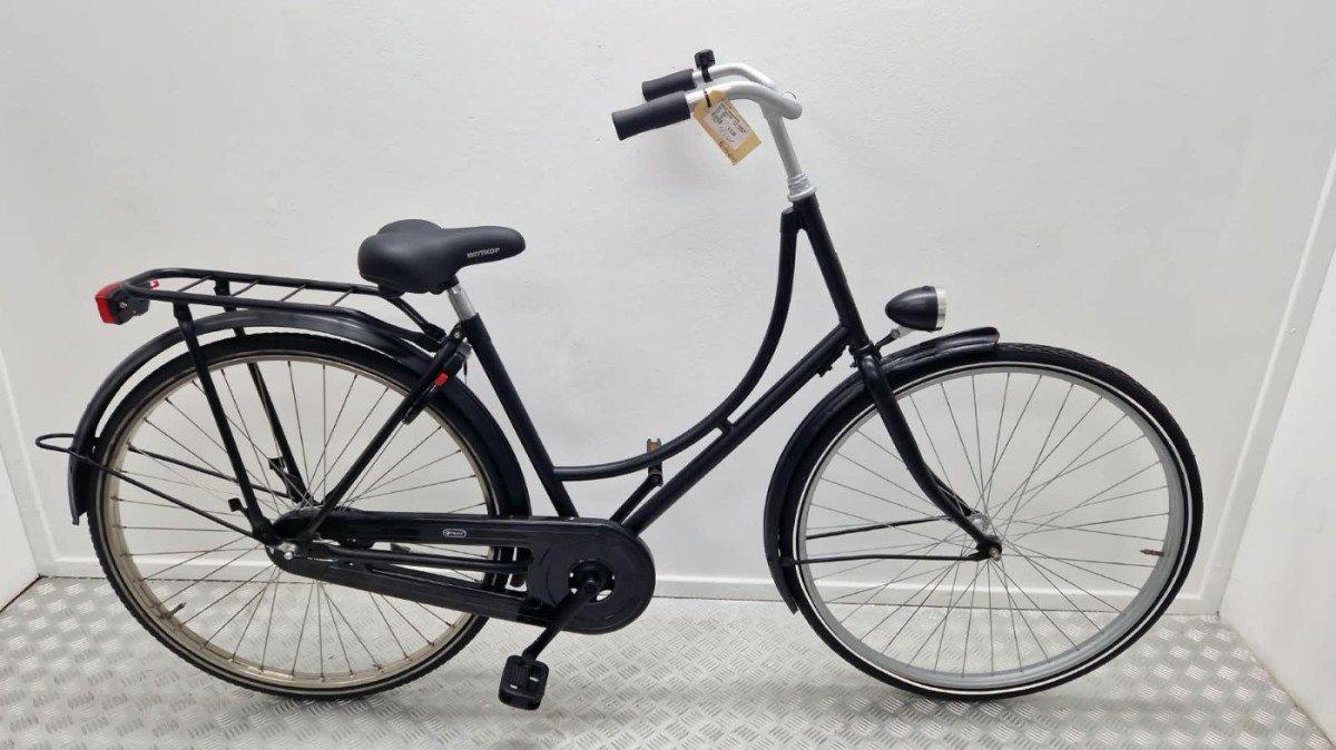 Budgetbike Omafiets 50 cm zwart van opzij