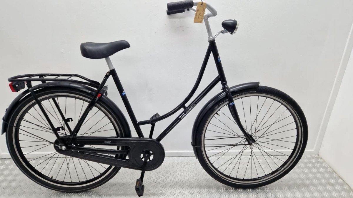 Wheelerz Omafiets in zwart, 56 cm framemaat, tweedehands