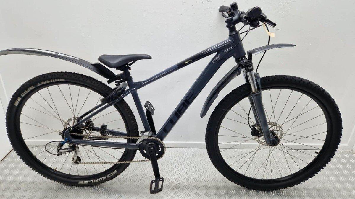 Cube Aim 29 inch mountainbike grijs, tweedehands