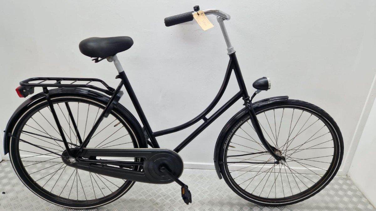 Budgetbike Omafiets 57 cm zwart, klassieke stadsfiets