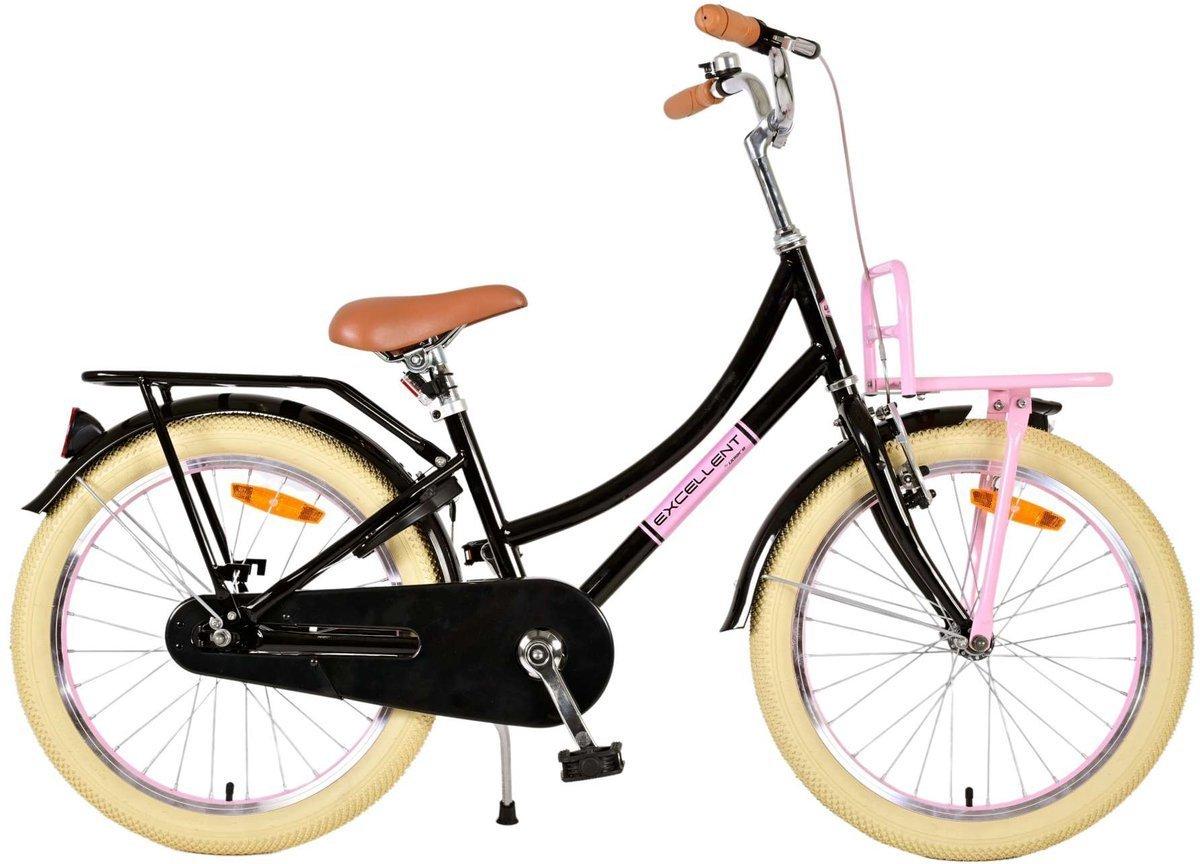 Volare Excellent 18 kinderfiets 29 cm zwart, rechtsvoorkant