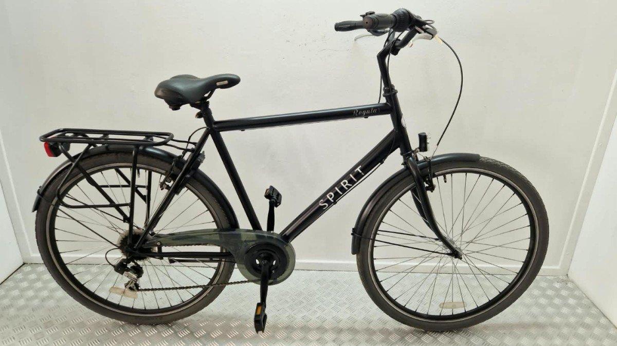 Spirit Regular stadsfiets in zwart, 57 cm, tweedehands