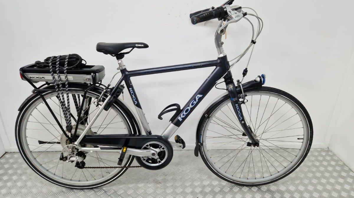 Koga Runner grijze elektrische stadsfiets 55 cm tweedehands