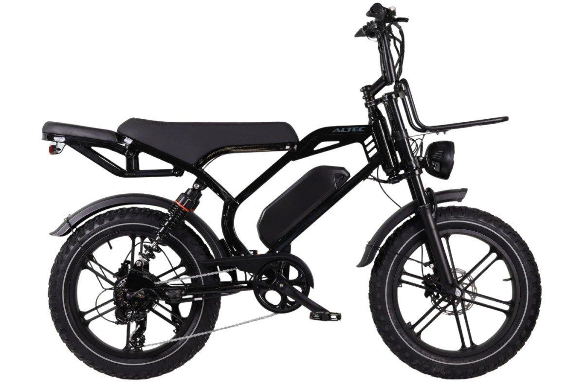 Altec Arion Fatbike zwart, 20 inch, achterwielmotor