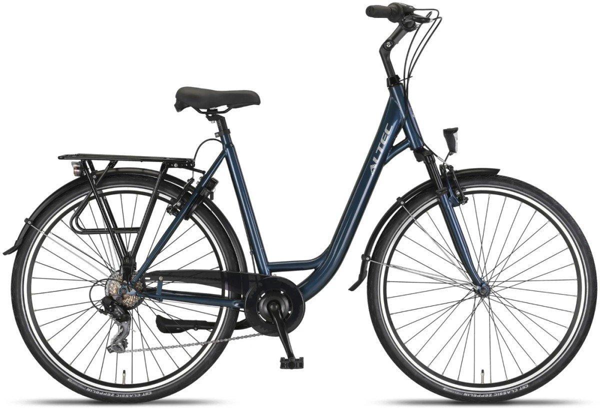 Altec Verona 55 cm stadsfiets in warm blauw met verende voorvork