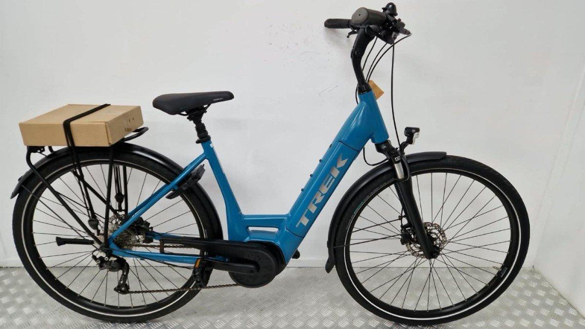 Trek Verve+ 3 stadsfiets blauw, 51 cm, tweedehands