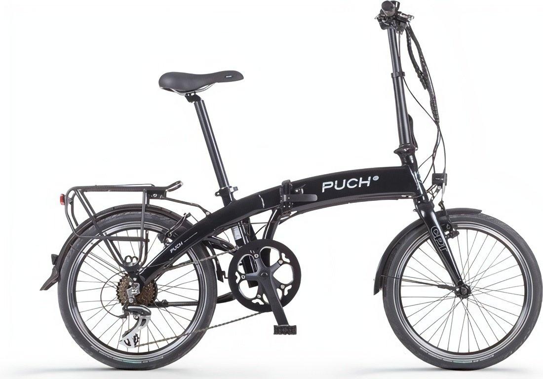 Puch E-easy 2022 zwart elektrische vouwfiets