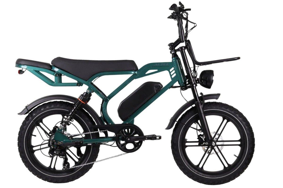 Altec Arion Fatbike 20 inch, achterwielmotor, blauw/zwart
