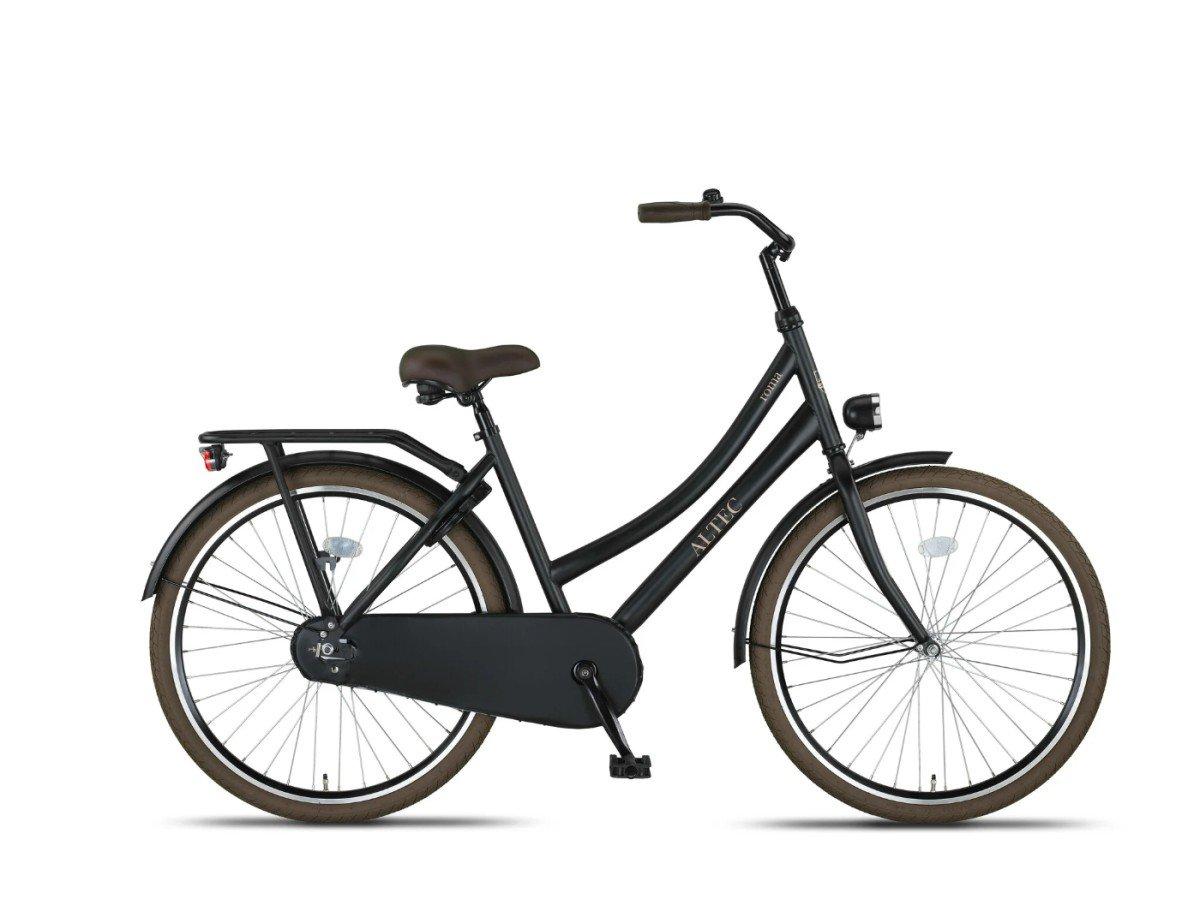 Altec Roma kinderfiets 26 inch zwart, stalen frame met terugtraprem