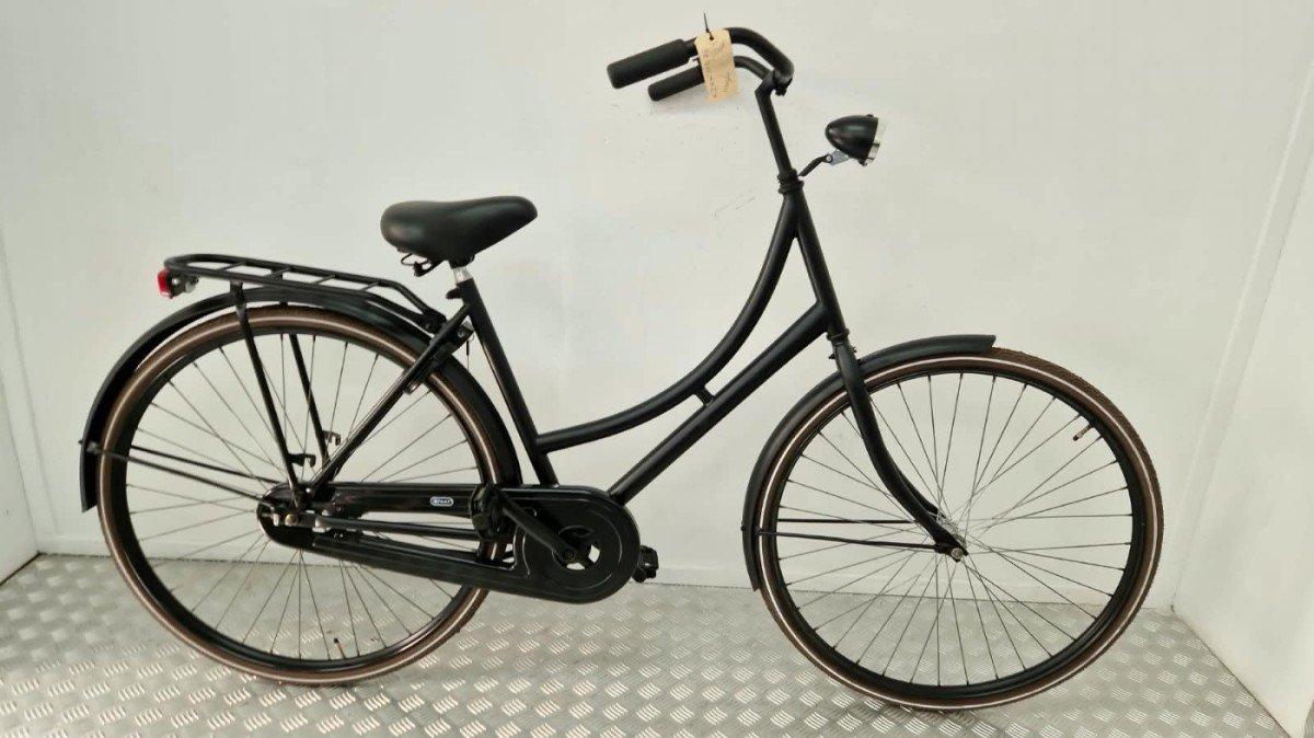 Budgetbike Omafiets 50 cm in zwart, klassieke stadsfiets