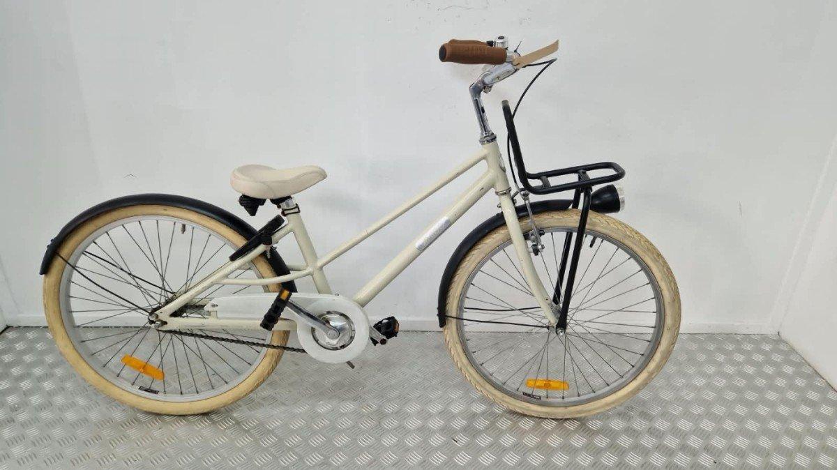 Amigo kinderfiets 24 inch in beige, tweedehands