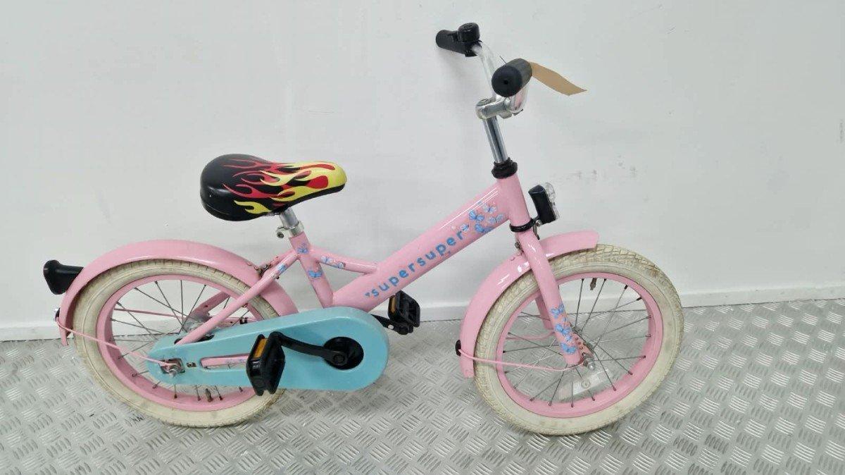 SuperSuper Little Miss 16 kinderfiets in roze, 16 inch