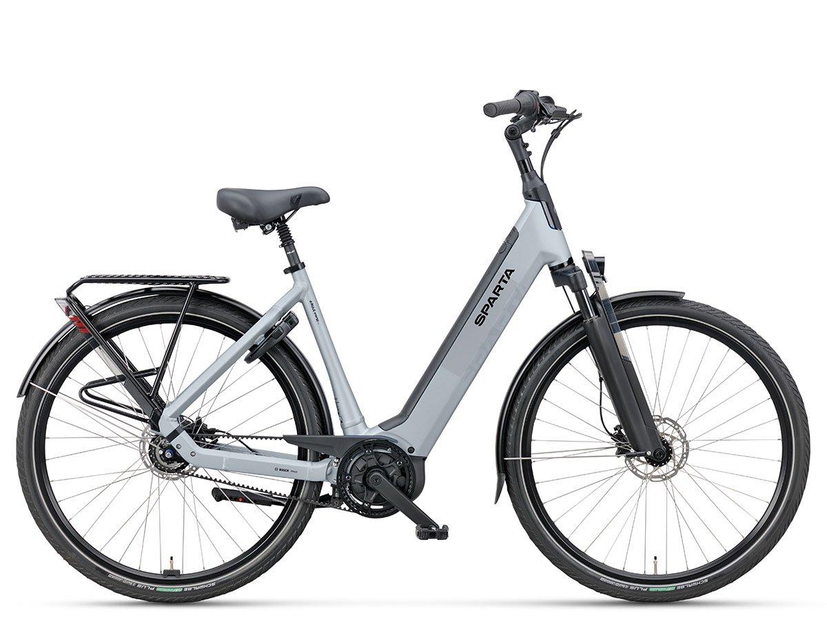 Sparta D-rule Energy stadsfiets grijs 57cm met Bosch middenmotor