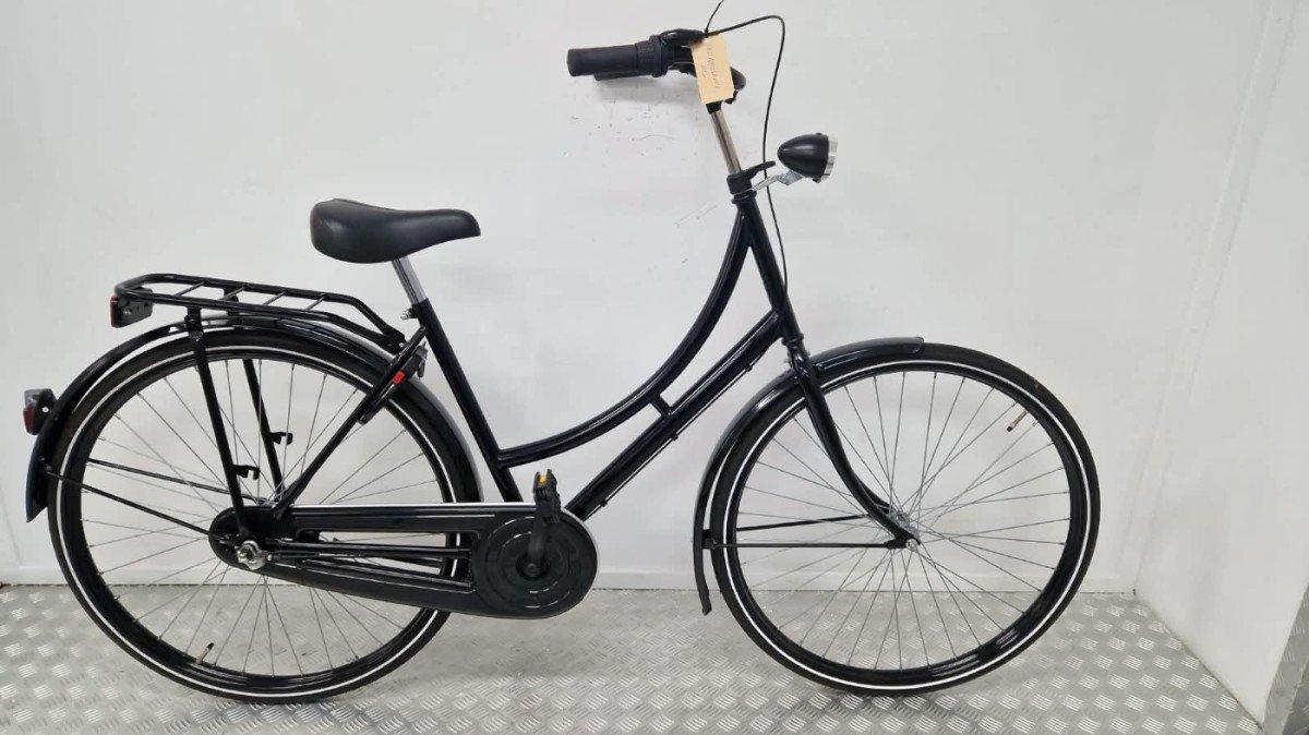 Budgetbike Omafiets stadsfiets zwart, 50 cm framemaat