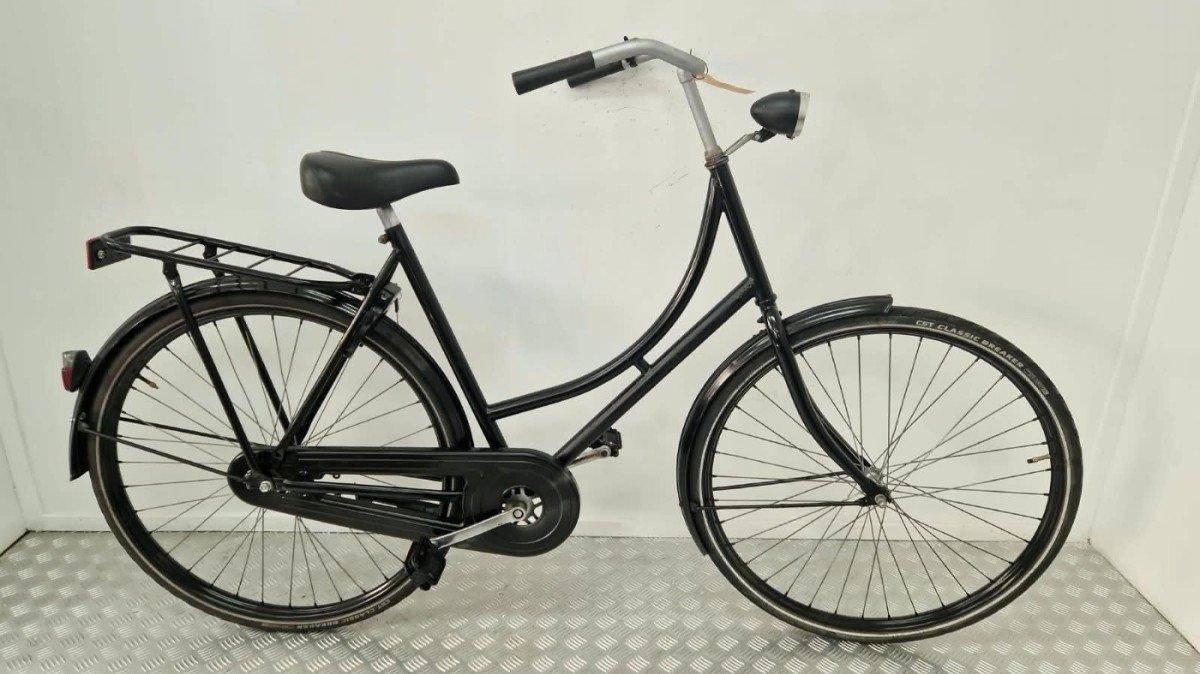 Budgetbike Omafiets zwart 57cm stadsfiets tweedehands
