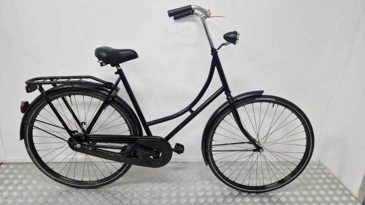 Budgetbike Omafiets zwart 57 cm tweedehands stadsfiets