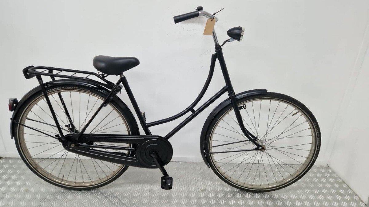 Budgetbike Omafiets zwart, stadsfiets 50 cm