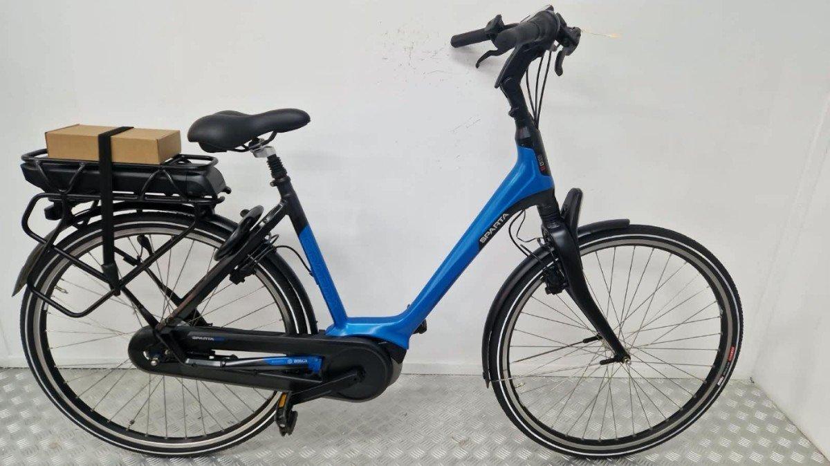 Sparta M8e elektrische stadsfiets 53cm blauw, tweedehands